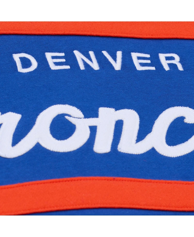 Mitchell & Ness Men's Royal Denver Broncos Head Coach Hoodie