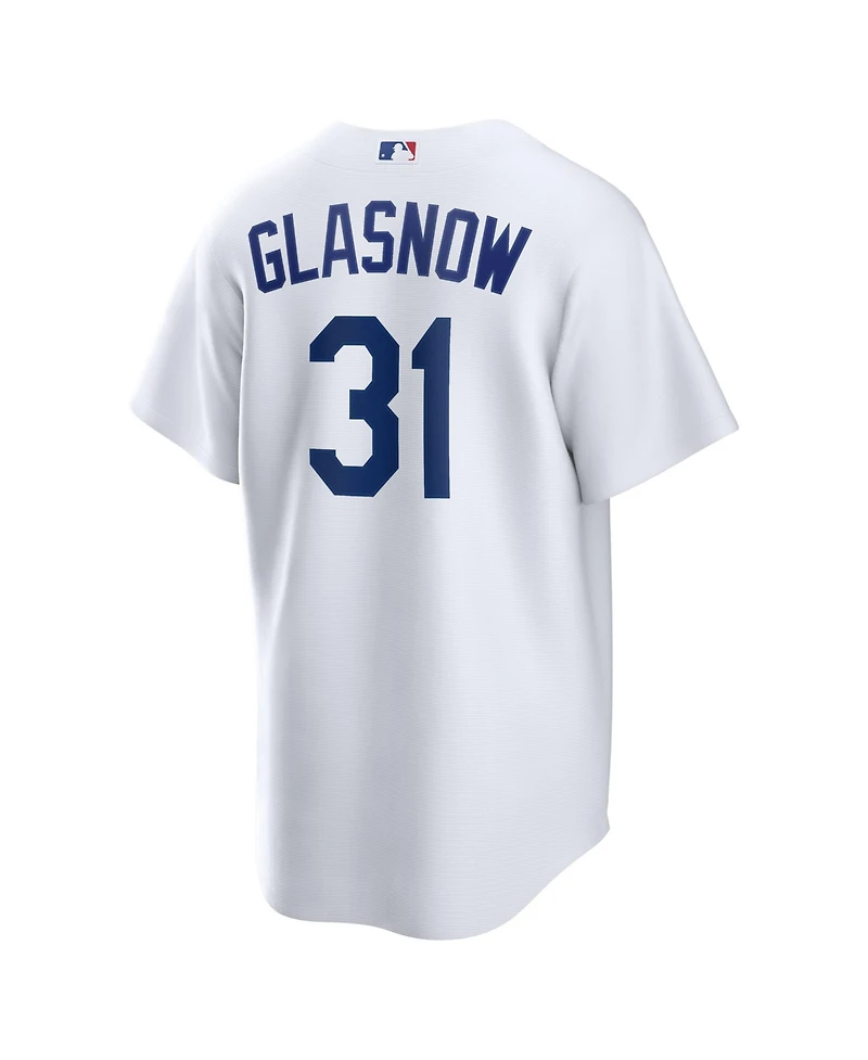 Nike Men's Tyler Glasnow White Los Angeles Dodgers Home Replica Jersey