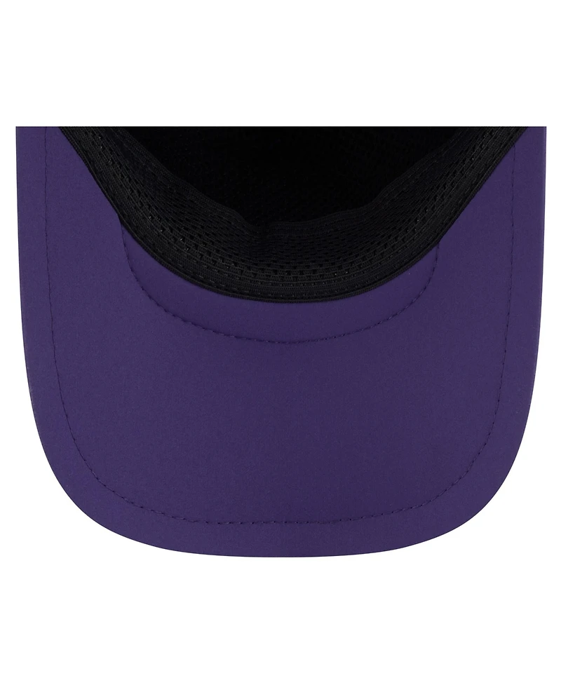 New Era Men's Purple Minnesota Vikings 2026 Sideline Throwback Apex 9FORTY Adjustable Trucker Hat