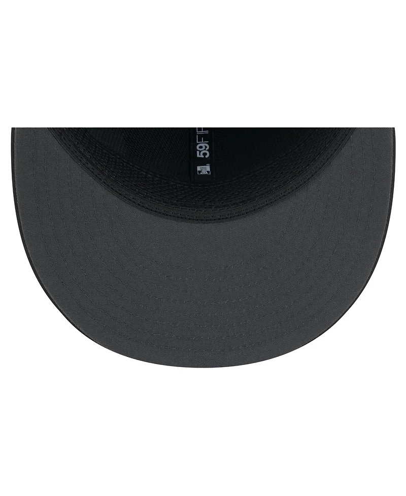 New Era Men's Black Las Vegas Raiders 2026 Sideline 59FIFTY Fitted Hat