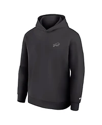 Fanatics Men's Charcoal Buffalo Bills Clutch Tri-Blend Hoodie