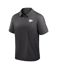 Fanatics Men's Charcoal Kansas City Chiefs Clutch Polo Shirt