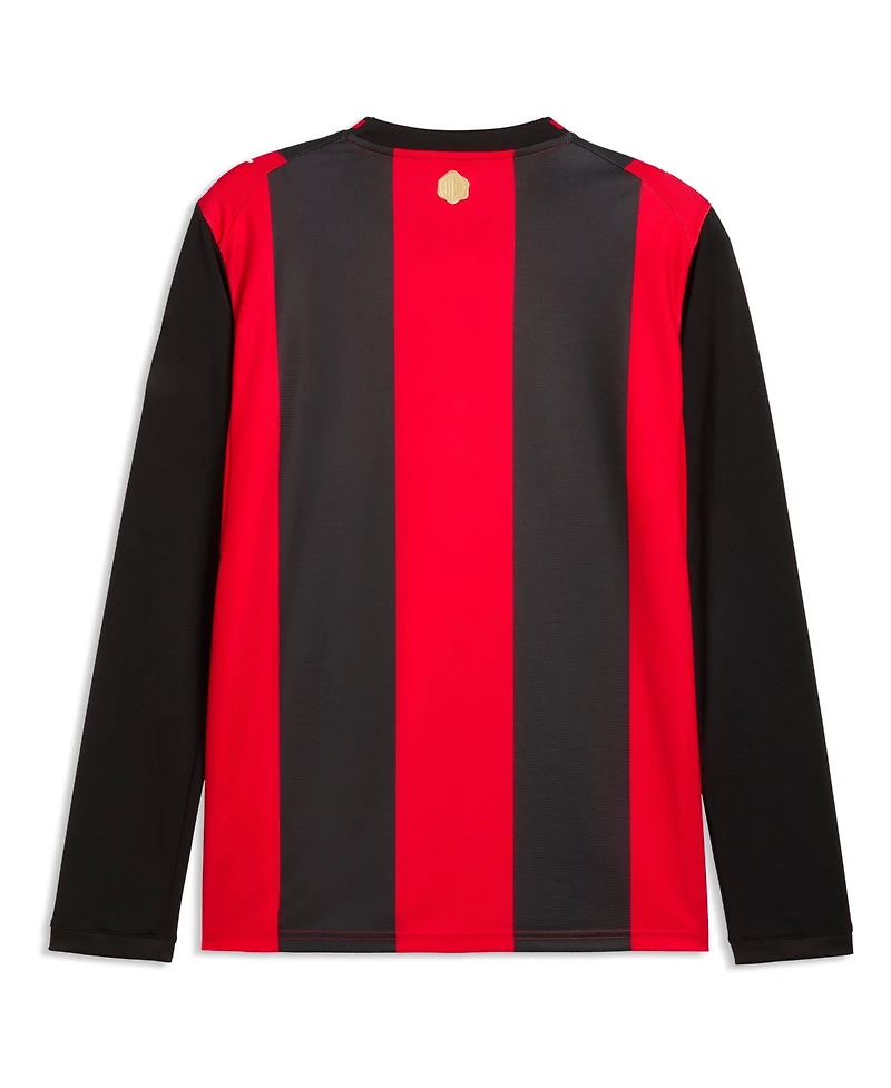Puma Men's Black/Red Ac Milan 2026/27 Home ReplicaLong sleeves Jersey
