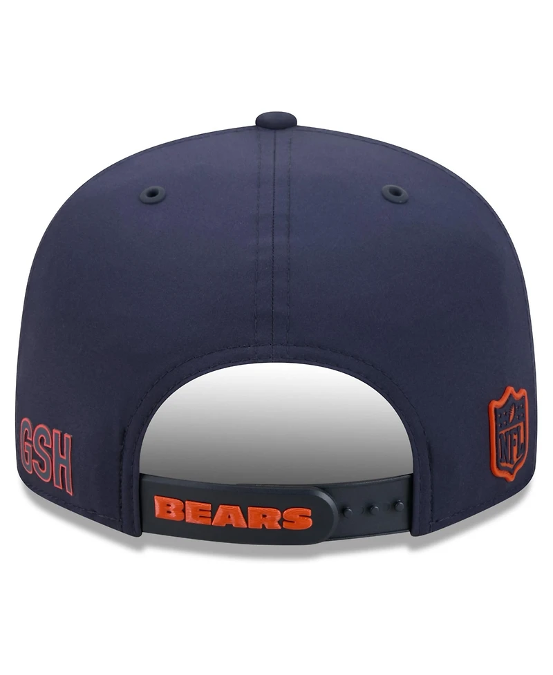 New Era Men's Navy Chicago Bears 2026 Sideline 9FIFTY Snapback Hat