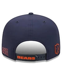 New Era Men's Navy Chicago Bears 2026 Sideline 9FIFTY Snapback Hat