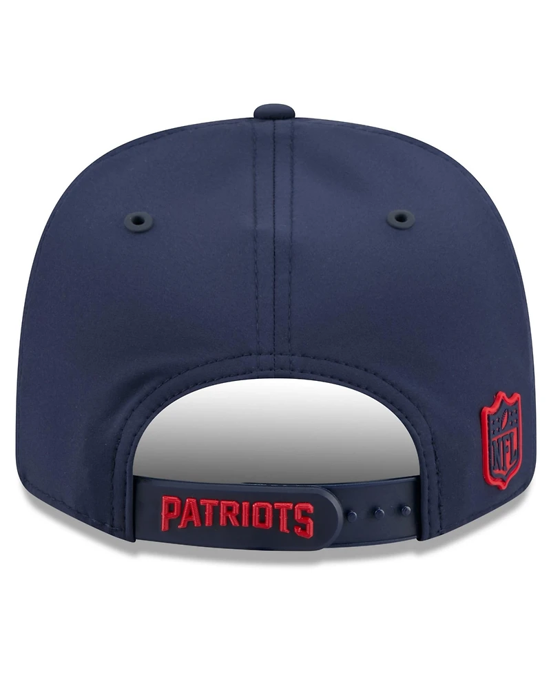 New Era Men's Navy New England Patriots 2026 Sideline 9SEVENTY Adjustable Hat