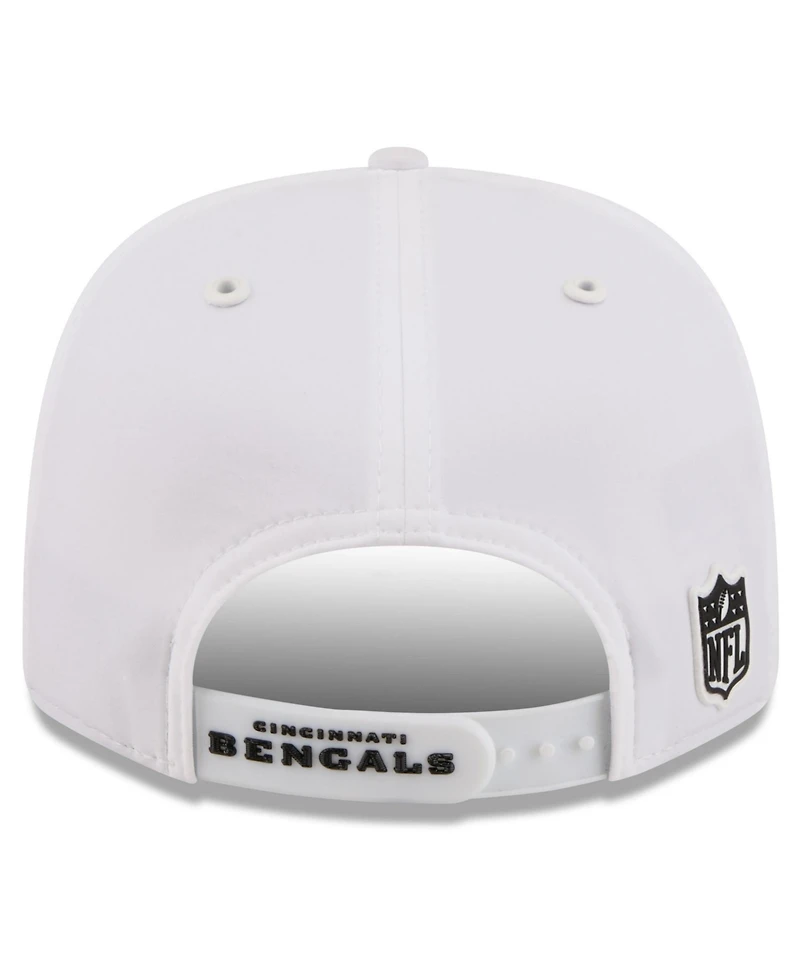 New Era Men's White Cincinnati Bengals 2026 Sideline 9SEVENTY Adjustable Hat