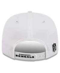 New Era Men's White Cincinnati Bengals 2026 Sideline 9SEVENTY Adjustable Hat