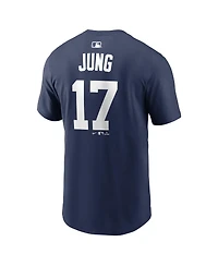 Nike Men's Jace Jung Navy Detroit Tigers Name Number T-Shirt