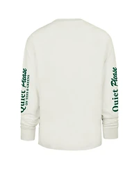 47 Brand Men's Cream Chicago Cubs Quiet Please FoundationLong sleeves T-Shirt