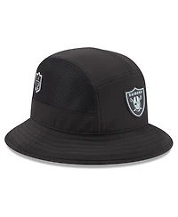 New Era Men's Black Las Vegas Raiders 2026 Sideline Bucket Hat