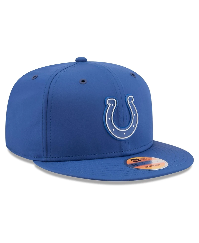 New Era Men's Royal Indianapolis Colts 2026 Sideline 9FIFTY Snapback Hat