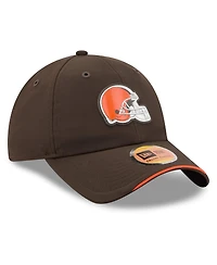 New Era Men's Brown Cleveland Browns 2026 Sideline Casual Classic Adjustable Hat