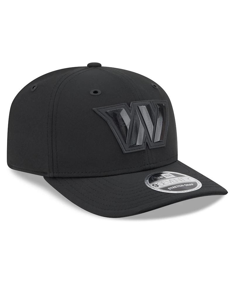 New Era Men's Black Washington Commanders 2026 Sideline 9SEVENTY Adjustable Hat