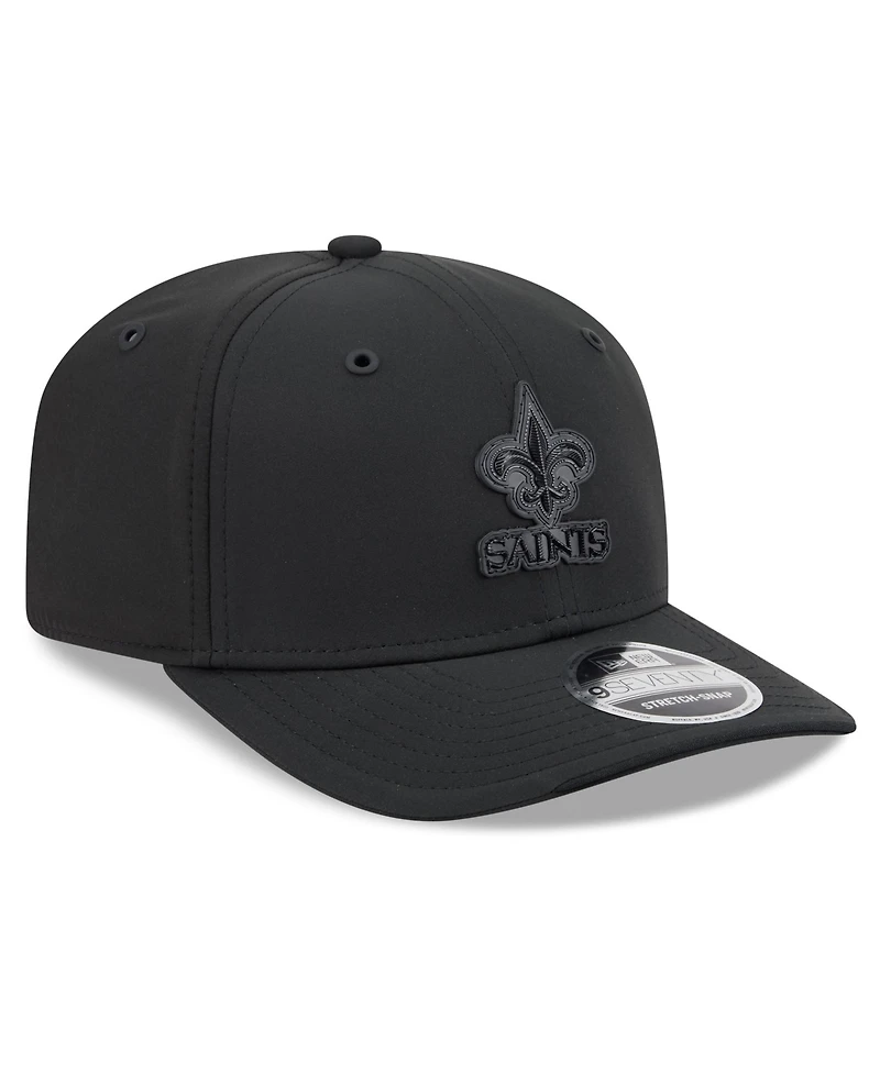 New Era Men's Black New Orleans Saints 2026 Sideline 9SEVENTY Adjustable Hat