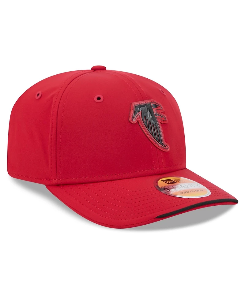 New Era Men's Red Atlanta Falcons 2026 Sideline Throwback 9SEVENTY Adjustable Hat