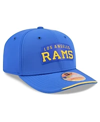 New Era Men's Royal Los Angeles Rams 2026 Sideline Throwback 9SEVENTY Adjustable Hat