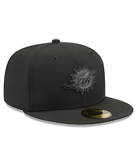 New Era Men's Black Miami Dolphins 2026 Sideline 59FIFTY Fitted Hat