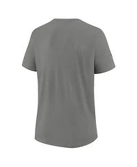 Nike Women's Gray Buffalo Bills Sideline Alternate Final Sprint Dri-fit T-Shirt