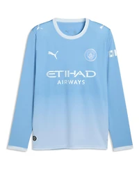 Puma Men's Light Blue Manchester City 2026/27 Home ReplicaLong sleeves Jersey