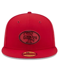 New Era Men's Scarlet San Francisco 49ers 2026 Sideline Throwback 9FIFTY Snapback Hat