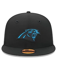 New Era Men's Black Carolina Panthers 2026 Sideline 9FIFTY Snapback Hat