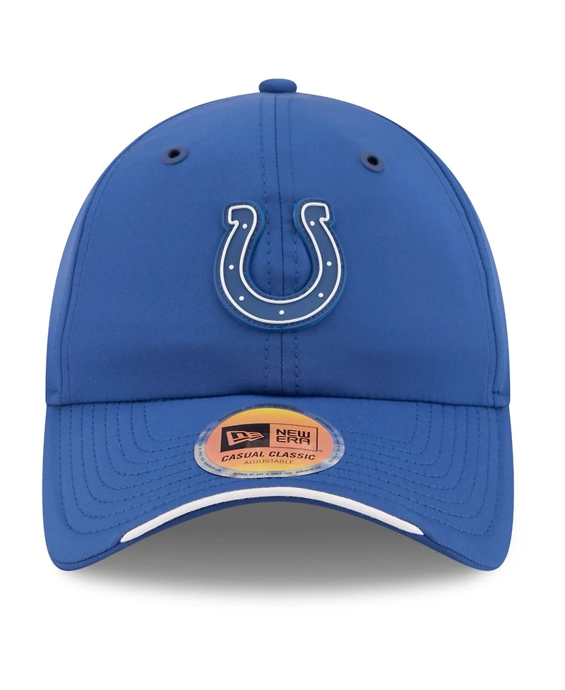 New Era Men's Royal Indianapolis Colts 2026 Sideline Casual Classic Adjustable Hat