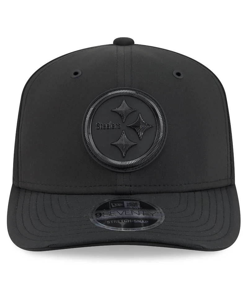 New Era Men's Black Pittsburgh Steelers 2026 Sideline 9SEVENTY Adjustable Hat