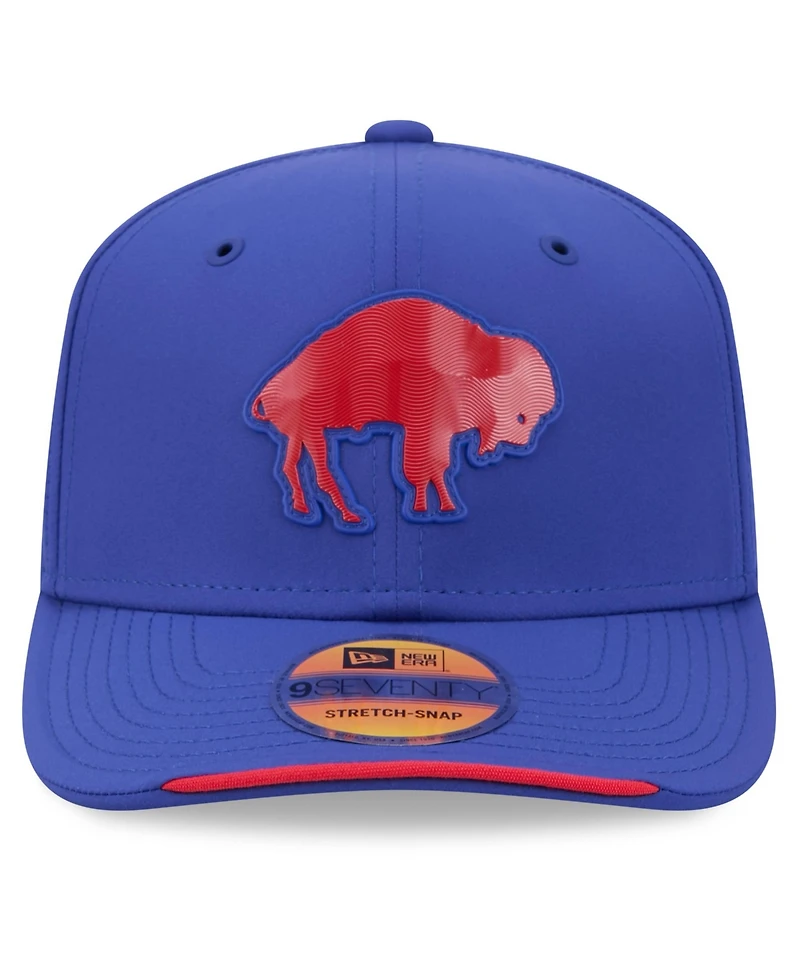 New Era Men's Royal Buffalo Bills 2026 Sideline Throwback 9SEVENTY Adjustable Hat