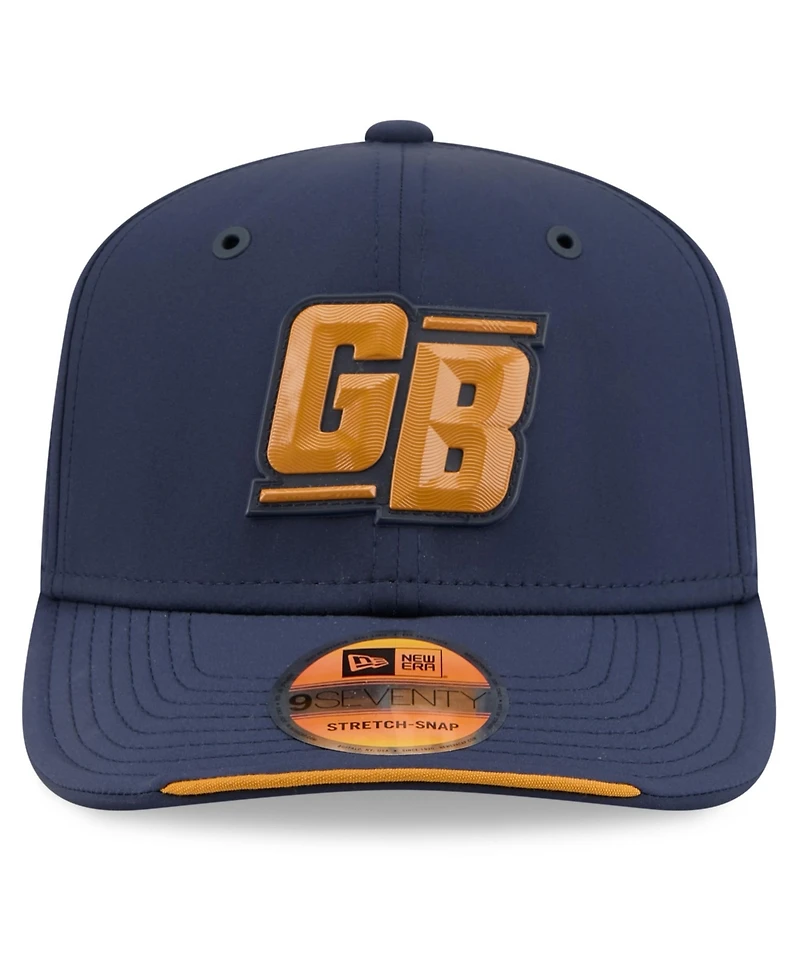 New Era Men's Blue Green Bay Packers 2026 Sideline Throwback 9SEVENTY Adjustable Hat