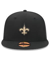 New Era Men's Black Orleans Saints 2026 Sideline 59FIFTY Fitted Hat