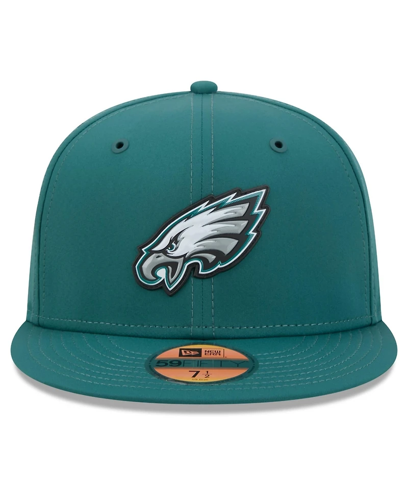 New Era Men's Midnight Green Philadelphia Eagles 2026 Sideline 59FIFTY Fitted Hat