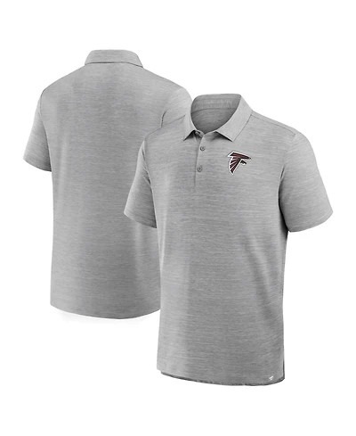 Fanatics Men's Heather Gray Atlanta Falcons Clutch Polo Shirt