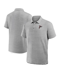 Fanatics Men's Heather Gray Atlanta Falcons Clutch Polo Shirt