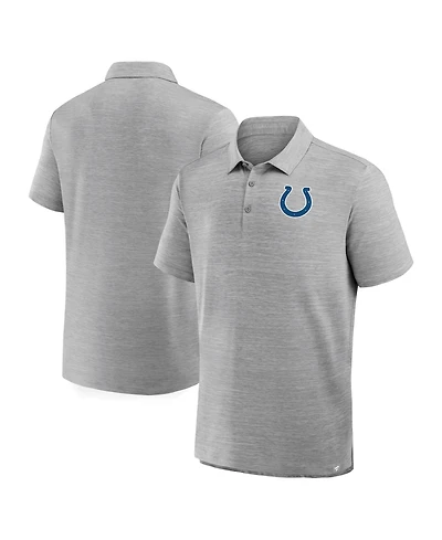Fanatics Men's Heather Gray Indianapolis Colts Clutch Polo Shirt