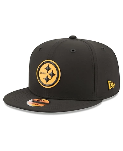 New Era Men's Black Pittsburgh Steelers 2026 Sideline 9FIFTY Snapback Hat
