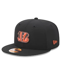 New Era Men's Black Cincinnati Bengals 2026 Sideline 9FIFTY Snapback Hat