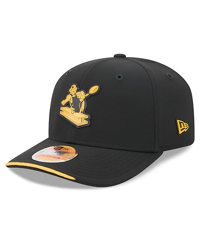 New Era Men's Black Pittsburgh Steelers 2026 Sideline Throwback 9SEVENTY Adjustable Hat