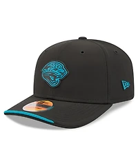 New Era Men's Black Jacksonville Jaguars 2026 Sideline Throwback 9SEVENTY Adjustable Hat