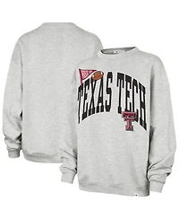 47 Brand Women's Gray Texas Tech Red Raiders Icon Fleece Sweatshirt