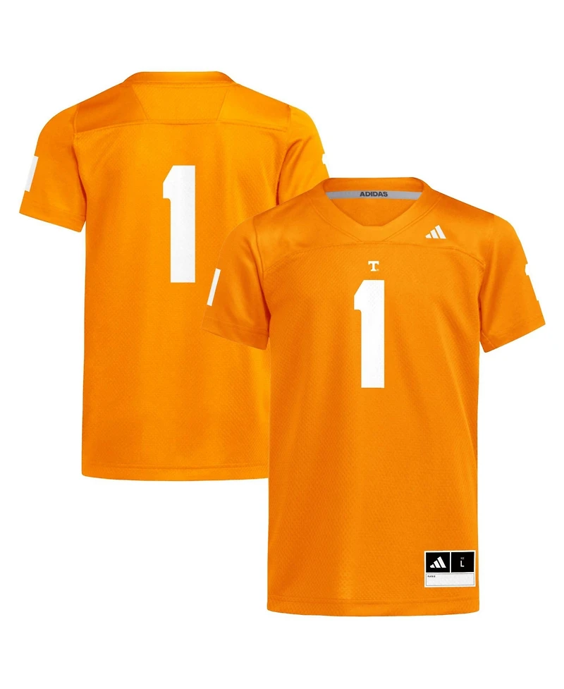 Adidas Big Boys and Girls 1 Tennessee Orange Volunteers Replica Football Jersey