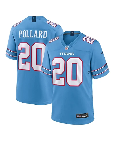 Nike Men's Tony Pollard Light Blue Tennessee Titans Game Jersey
