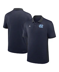 Jordan Men's Navy North Carolina Tar Heels 2026 Early Season Coaches Sideline Victory Stripe Dri-fit Polo Shirt