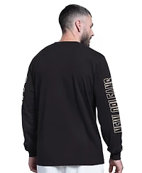 Starter Men's Black New Orleans Saints Clutch Hit Ii Long-Sleeve T-Shirt