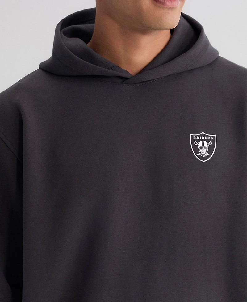 Fanatics Men's Charcoal Las Vegas Raiders Clutch Tri-Blend Hoodie
