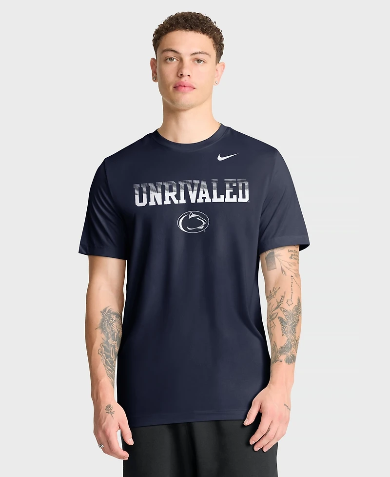 Nike Men's Navy Penn State Nittany Lions Primetime Legend Kinetic Mantra Dri-fit T-Shirt