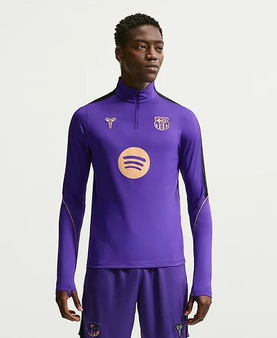 Nike Men's Purple Barcelona 2026/27 Away Strike Drill Dri-fit Quarter-Zip Top