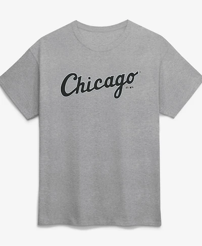 Logo Athletic Men's Heather Gray Chicago White Sox Wordmark T-Shirt