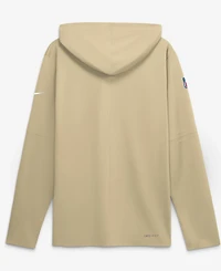 Nike Men's Gold New Orleans Saints Sideline Alternate LightweightLong sleeves Hooded Dri-fit T-Shirt