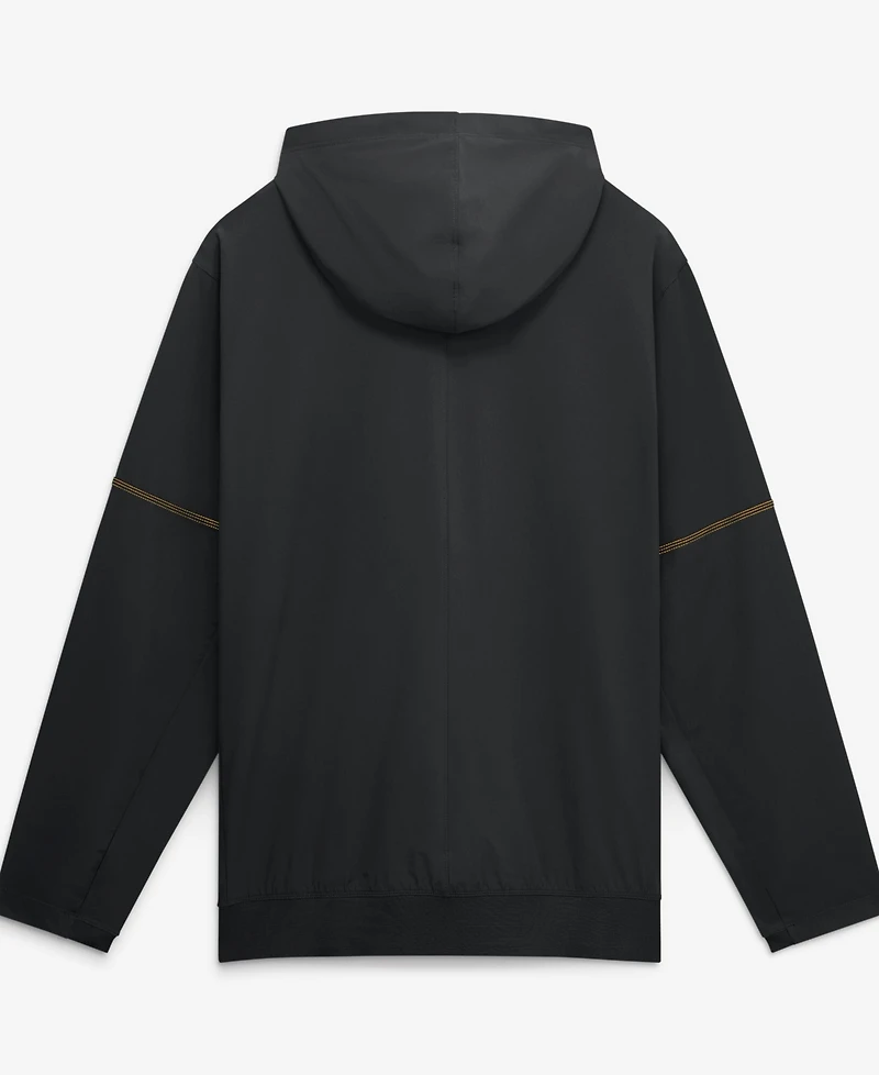 Nike Men's Black Iowa Hawkeyes 2026 Sideline Anorak Half-Zip Hoodie
